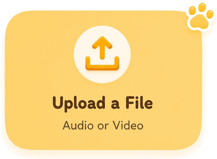 Upload a File card